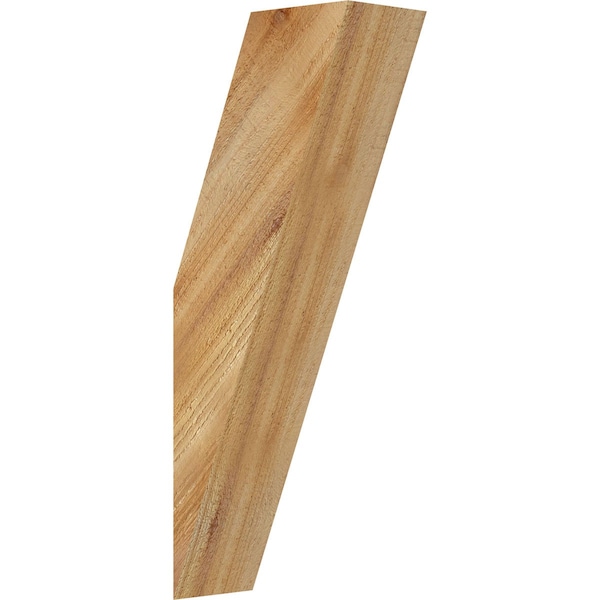Ekena Millwork 4"W x 8"D x 20"H Traditional Rough Sawn Knee Brace, Western Red Cedar BRC04X08X20TRA00RWR - main